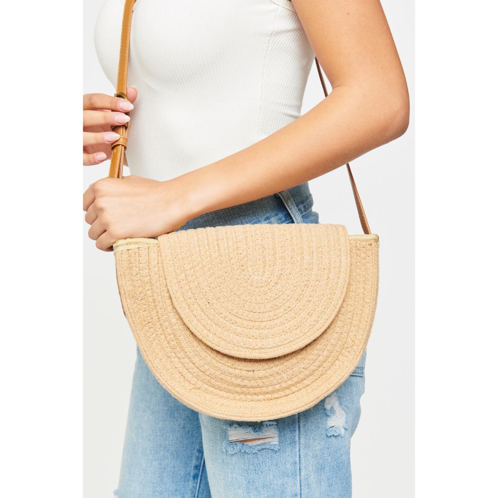 Woman wearing Natural Urban Expressions Leland Crossbody 840611171610 View 4 | Natural