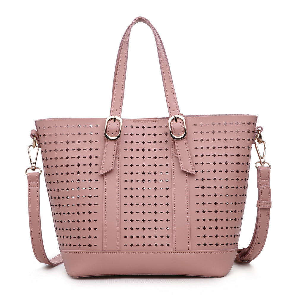 Product Image of Urban Expressions Magnolia Tote NA-840611158840 View 3 | Blush