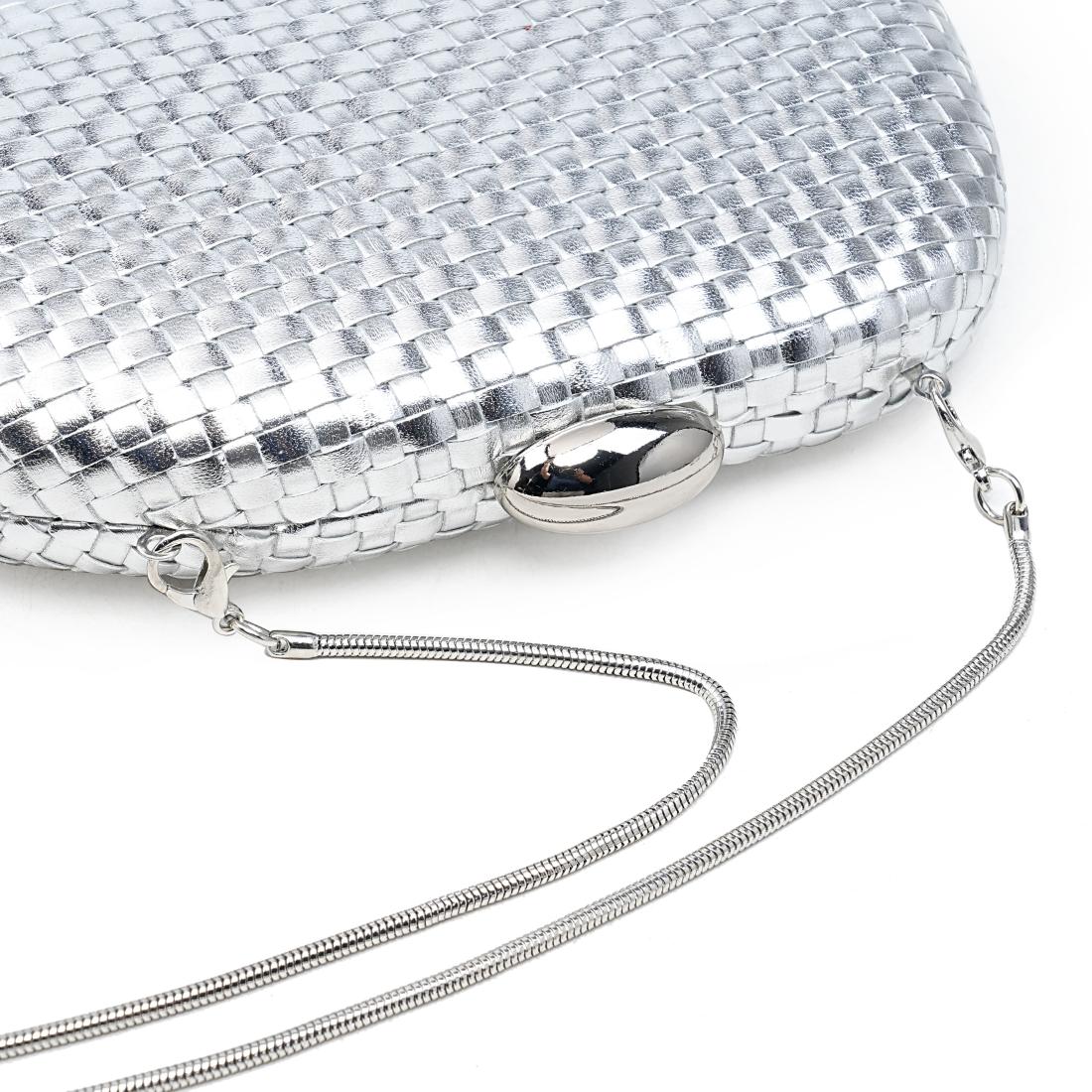 Urban Expressions King Evening Bag 840504213533 View 8 | Silver