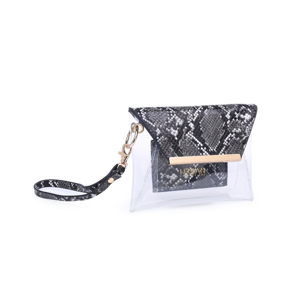 Product Image of Urban Expressions Reese Snake Wristlet NA-840611163417 View 2 | Black