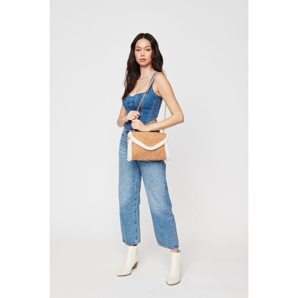 Woman wearing Natural Urban Expressions Allison Crossbody 840611103888 View 4 | Natural