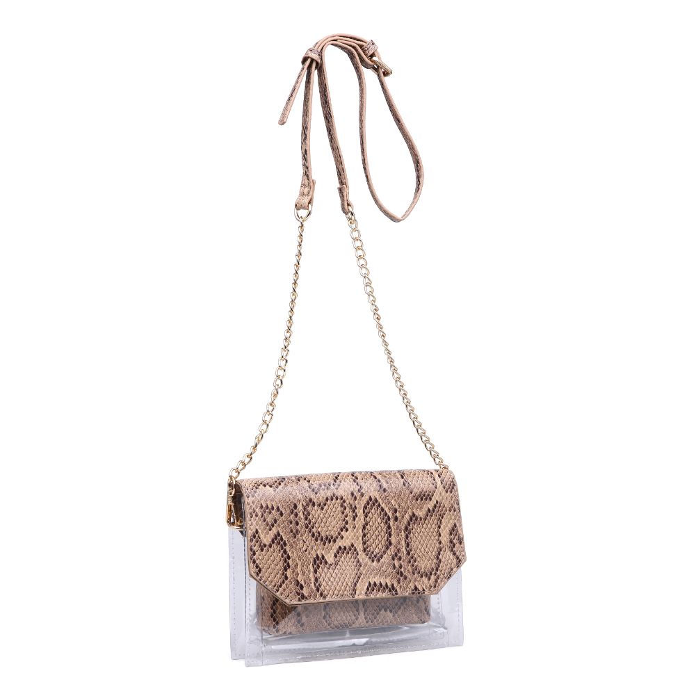 Product Image of Urban Expressions Tailgate - Snake Crossbody 840611162953 View 2 | Natural