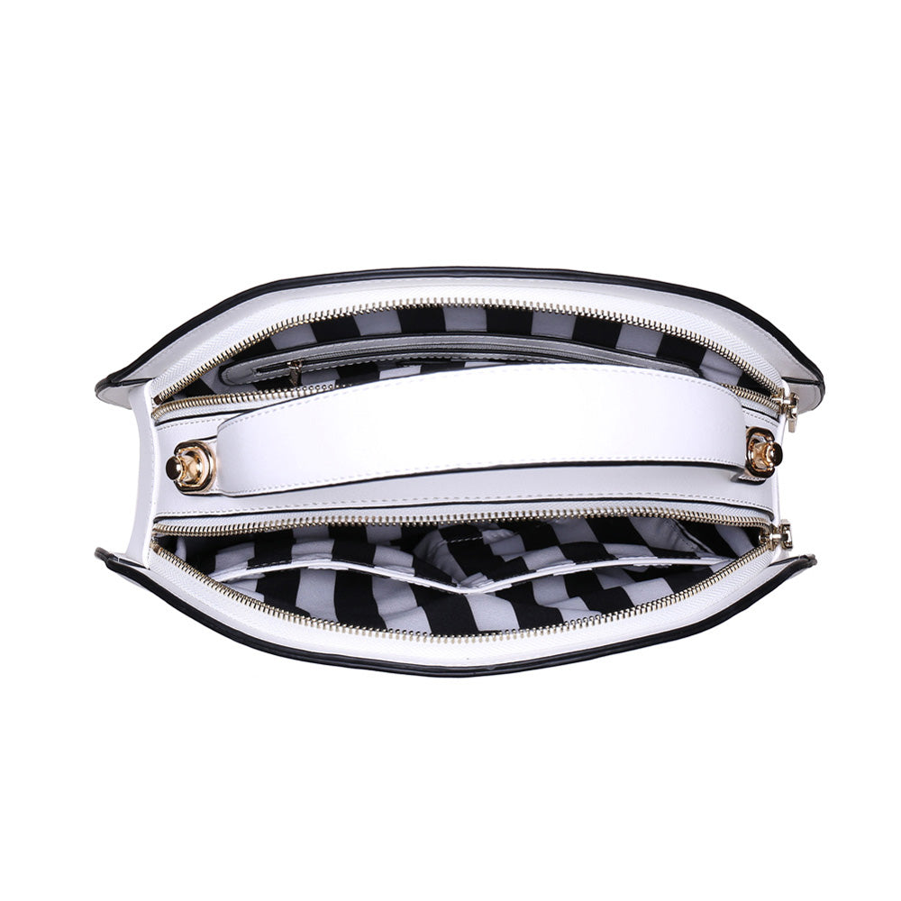 Product Image of Urban Expressions Melody Messenger NA-840611143051 View 4 | White