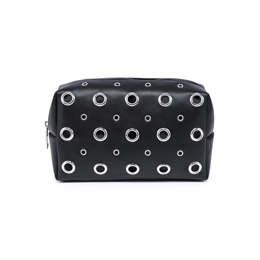 Urban Essentials Grommet Revival Cosmetic & Travel Organizer Pouch 840504210549 View 5 | Black