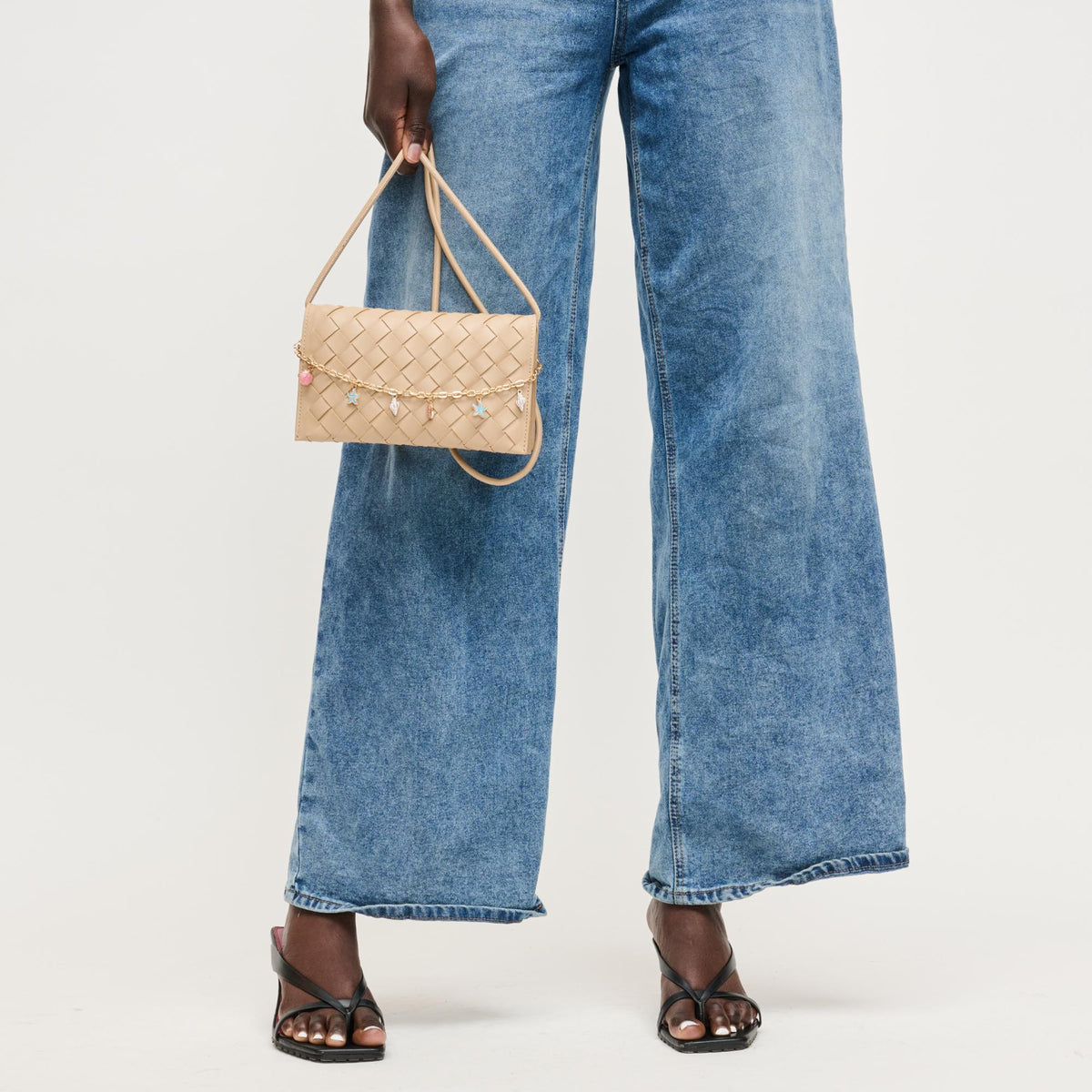 Woman wearing Natural Urban Expressions Aubrey Crossbody 840504205644 View 4 | Natural