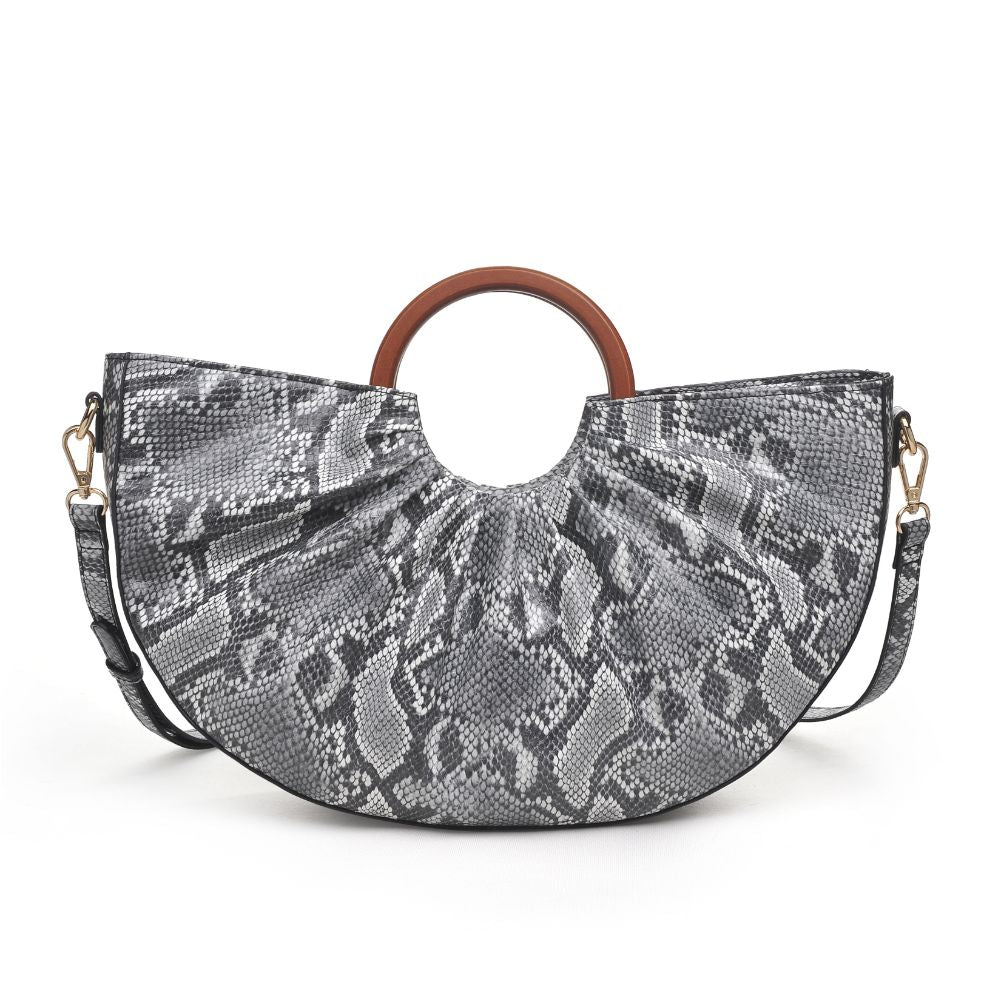 Product Image of Urban Expressions Moon Satchel 840611172662 View 5 | Black