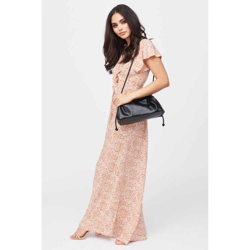 Woman wearing Black Urban Expressions Macie Clutch 840611182401 View 4 | Black