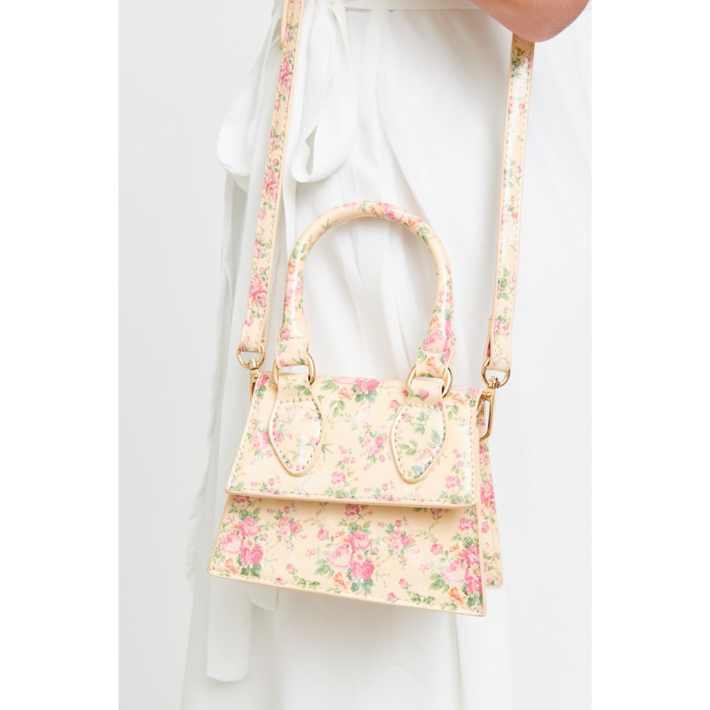 Woman wearing Cream Urban Expressions Jojo Mini Bag 840611181442 View 2 | Cream