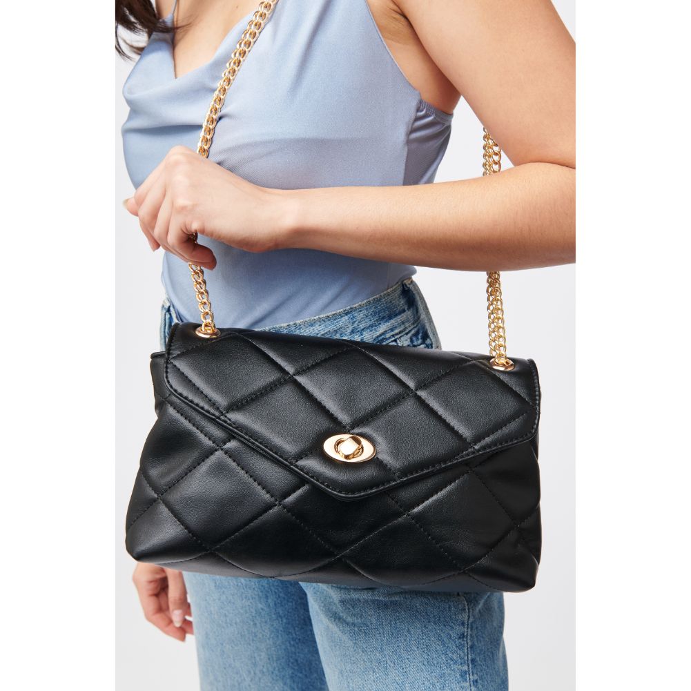 Woman wearing Black Urban Expressions Felicity Crossbody 840611182739 View 1 | Black