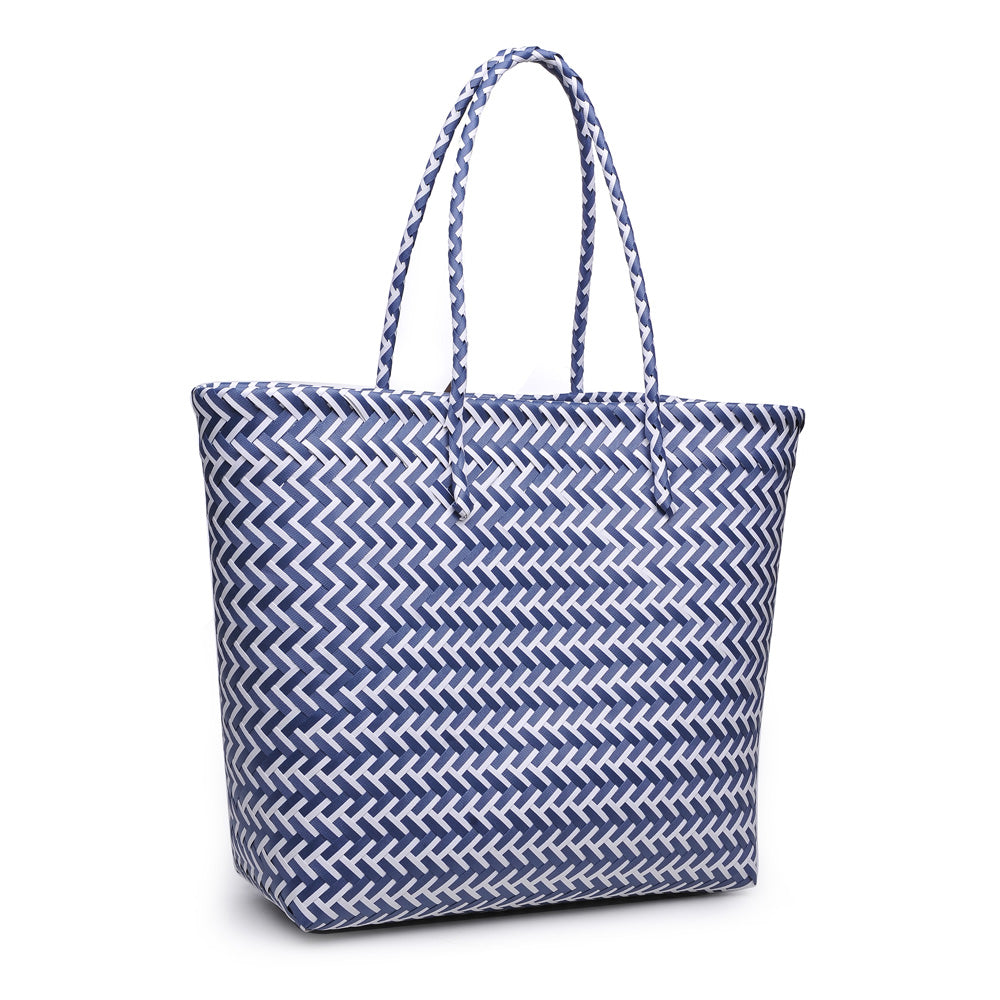 Product Image of Urban Expressions Palomas Tote NA-840611162144 View 2 | Navy White
