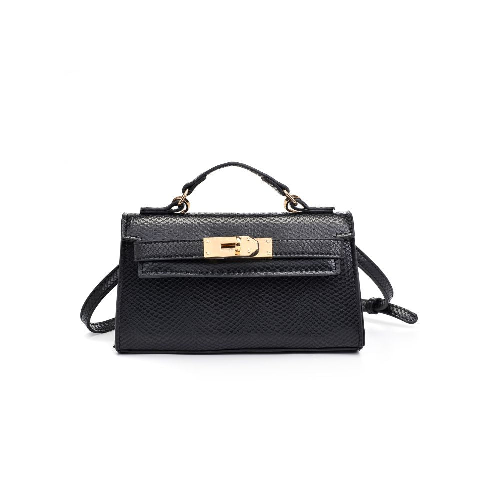 Product Image of Urban Expressions Georgina Snake Crossbody 840611181268 View 5 | Black
