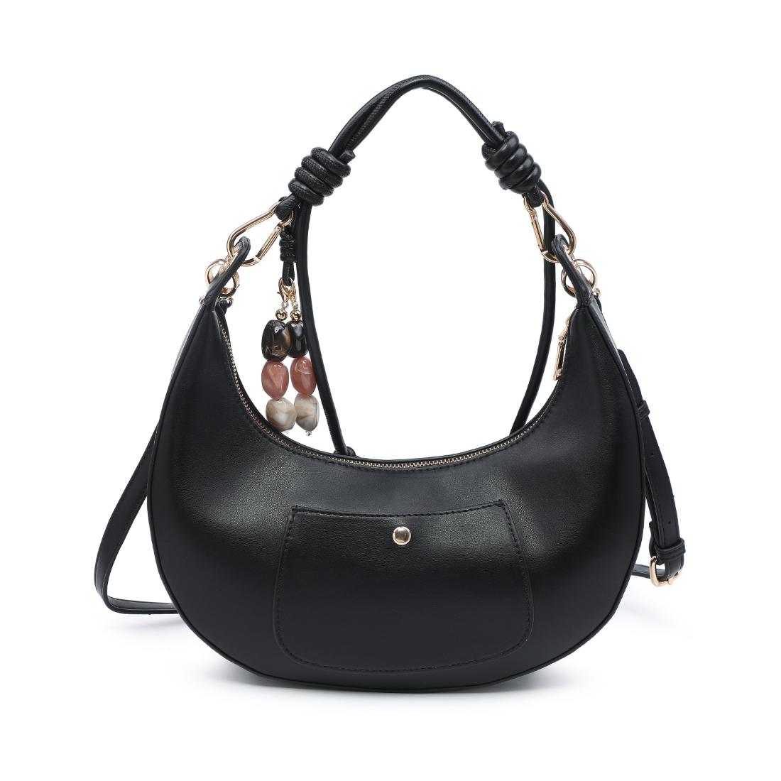 Woman wearing Black Urban Expressions Emilia Hobo 840504206429 View 7 | Black