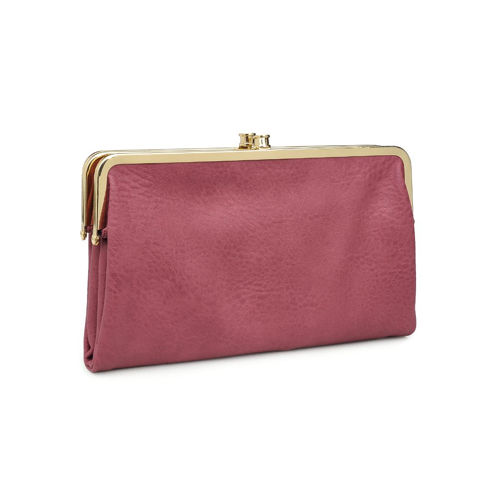 Woman wearing Mauve Urban Expressions Sandra Wallet NA-840611151636 View 6 | Mauve