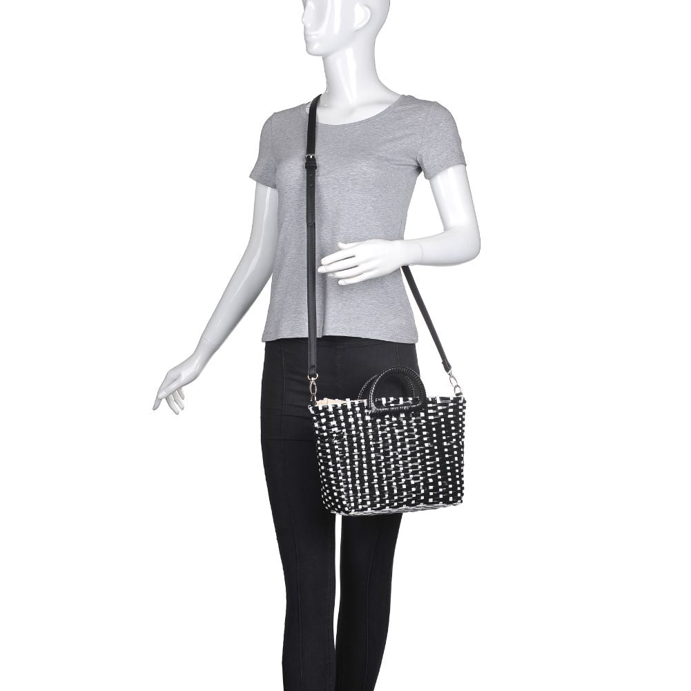 Product Image of Urban Expressions Mallorca Tote 840611169105 View 5 | Black White
