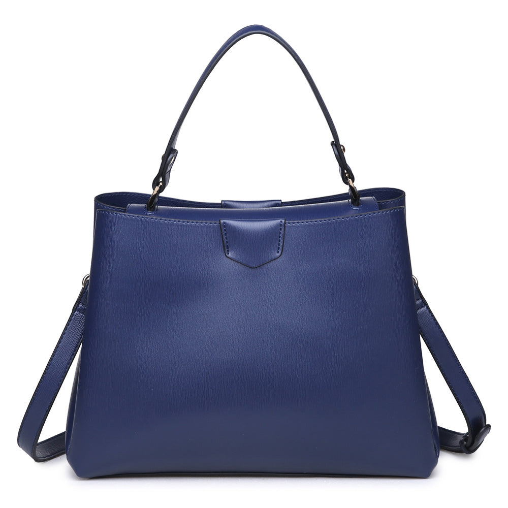 Woman wearing Midnight Blue Urban Expressions Jessamy Tote NA-840611149343 View 5 | Midnight Blue