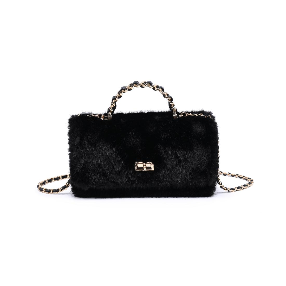 Urban Expressions Lulu - Fur Crossbody 840504212390 View 5 | Black