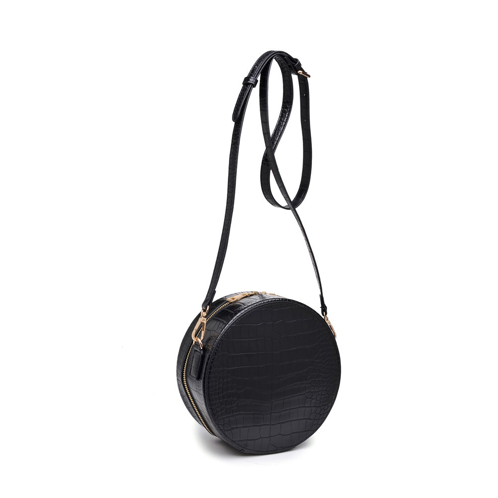 Woman wearing Black Urban Expressions Sawyer Crossbody NA-840611152442 View 6 | Black
