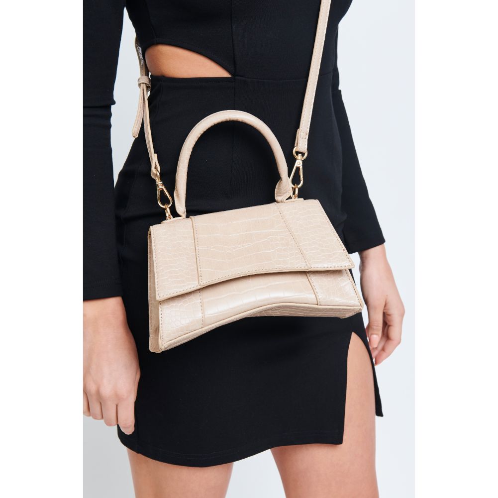 Woman wearing Natural Urban Expressions Lucas Crossbody 840611181039 View 2 | Natural