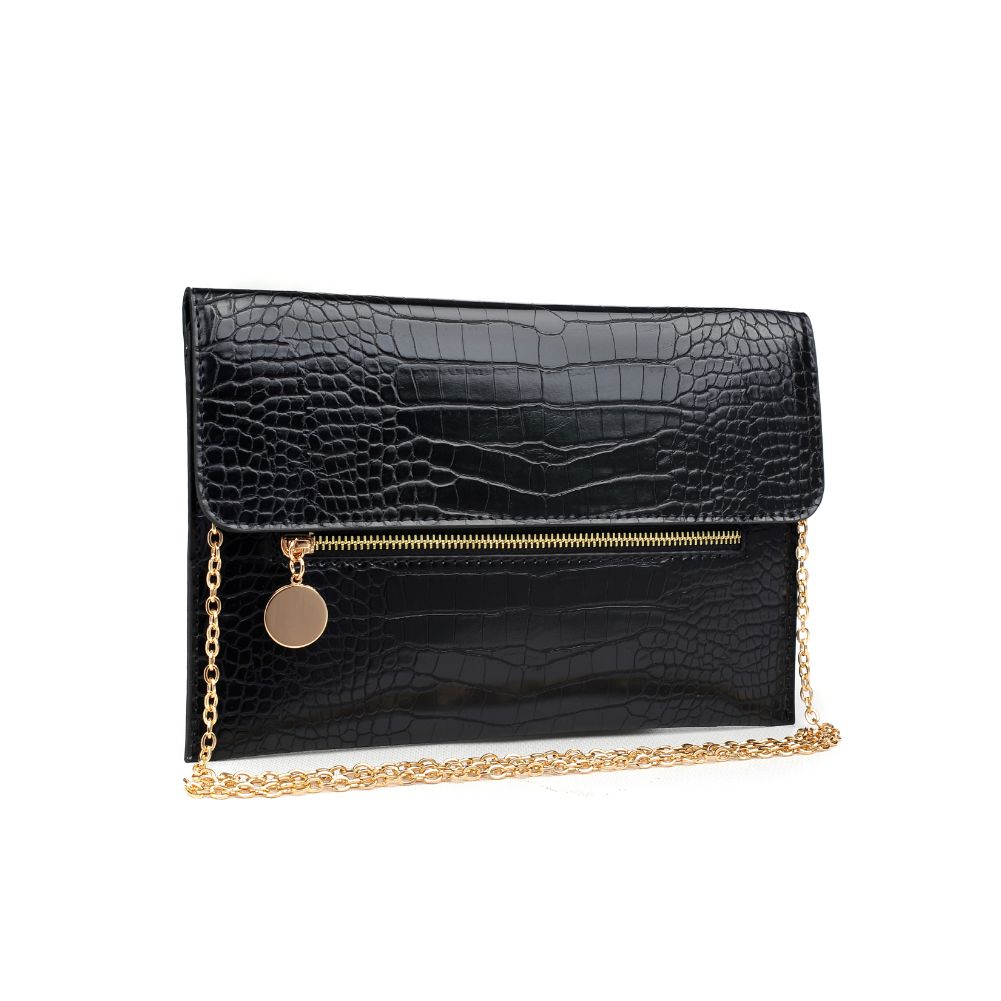 Product Image of Urban Expressions Evette Clutch 840611165503 View 2 | Black
