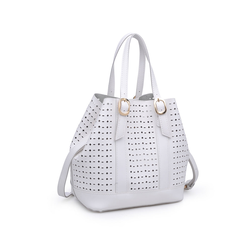 Product Image of Urban Expressions Magnolia Tote NA-840611158857 View 2 | Ivory