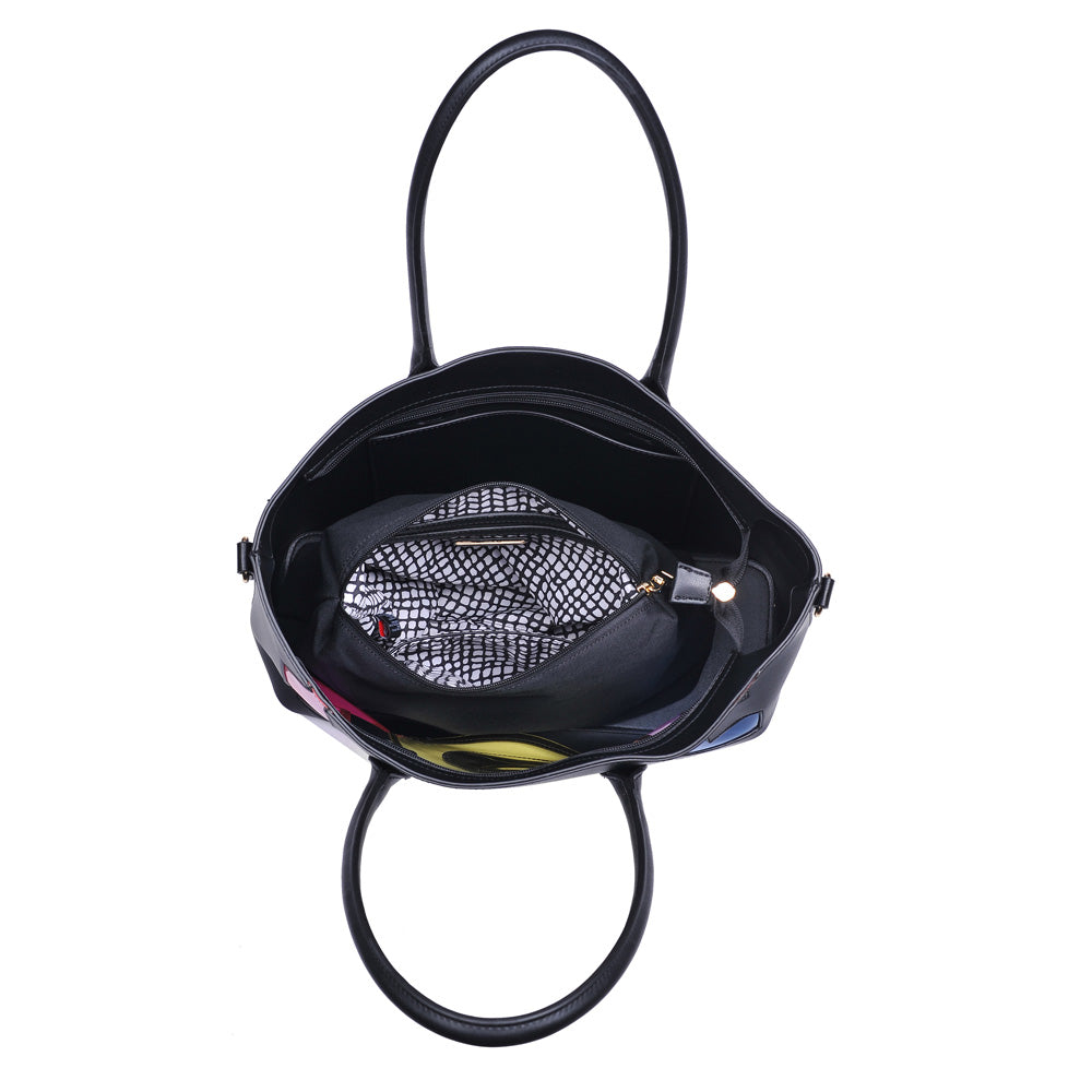 Woman wearing Black Urban Expressions Love Tote 840611160690 View 9 | Black