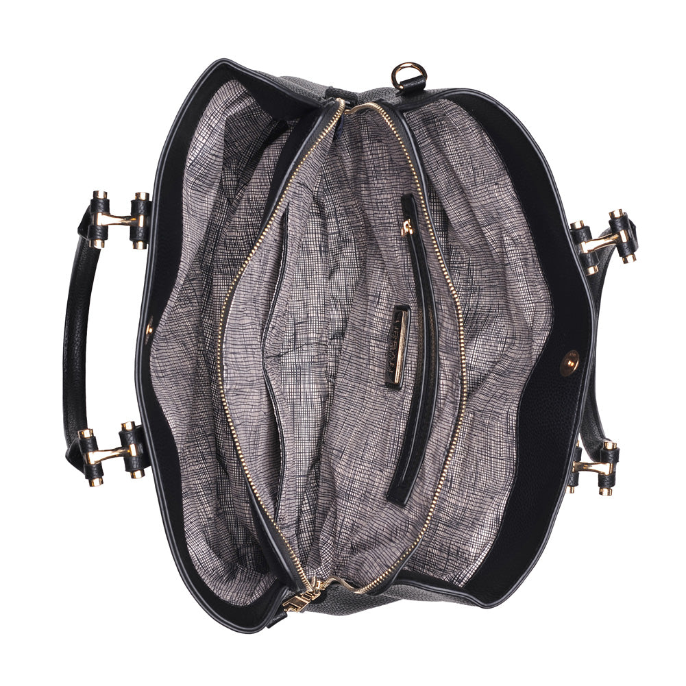 Product Image of Urban Expressions Liverpool Satchel NA-840611153418 View 4 | Black