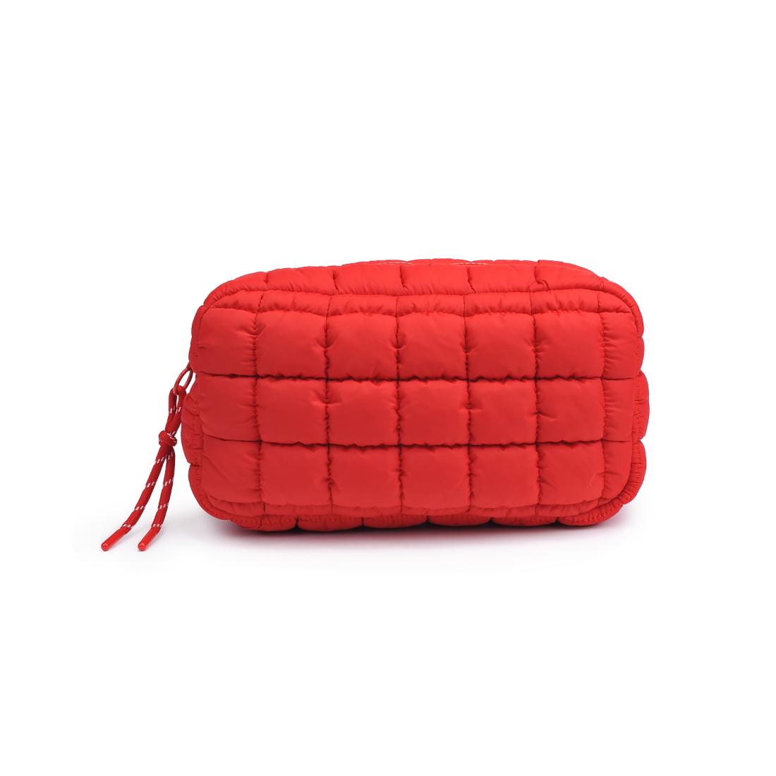 Urban Essentials Cloud Nine - Puffer Cosmetic & Travel Organizer Pouch 840611143815 View 5 | Red
