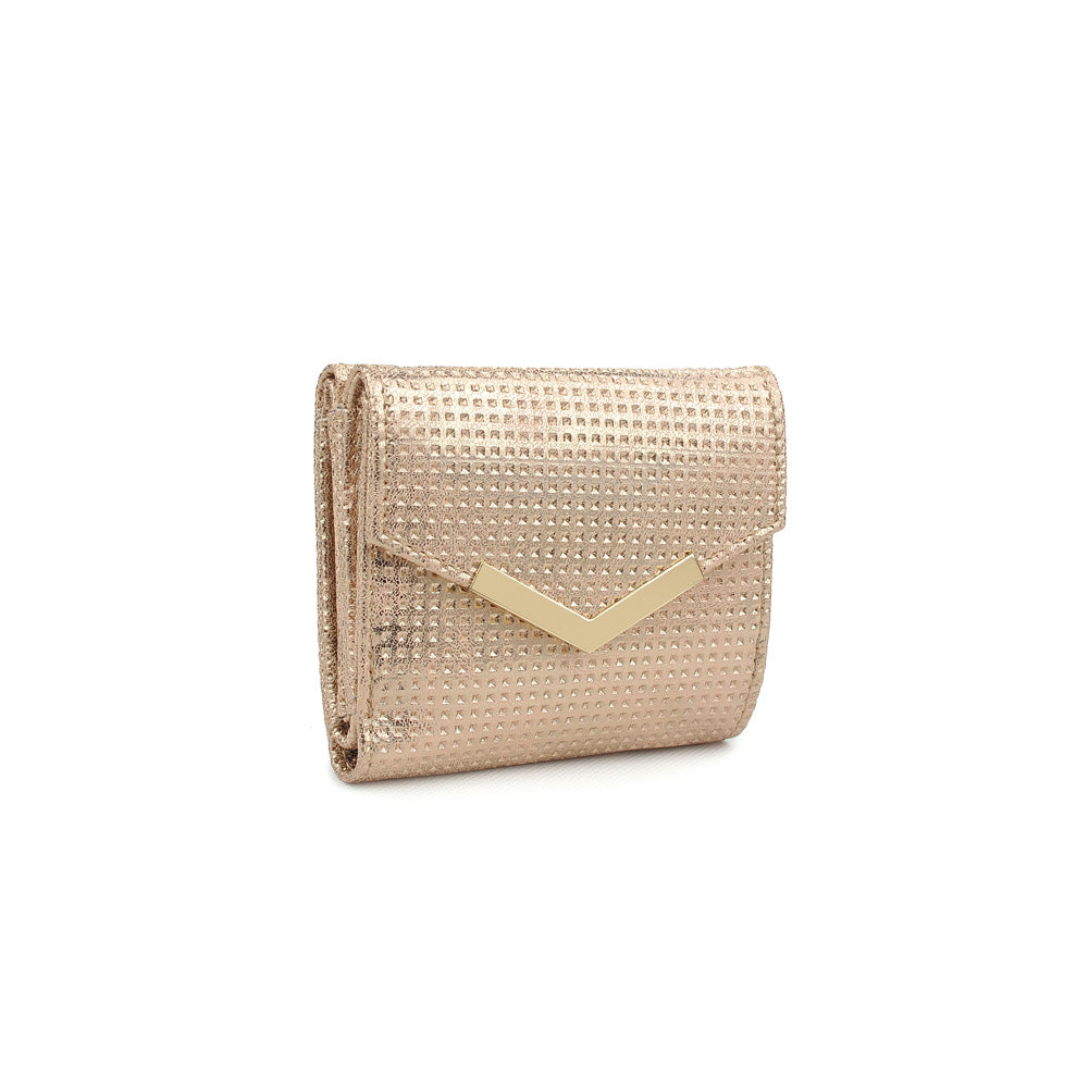 Product Image of Urban Expressions Stormi Wallet NA-840611150363 View 2 | Light Gold
