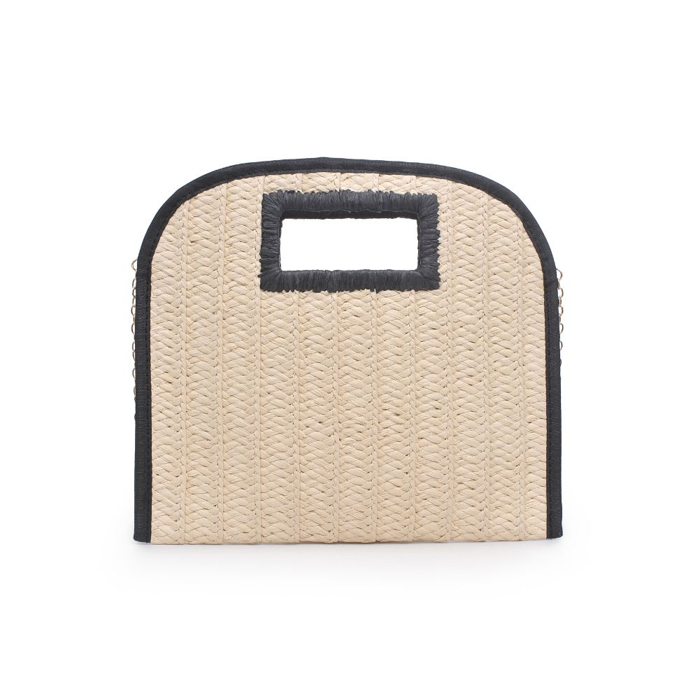 Product Image of Urban Expressions Lara Clutch 840611171924 View 3 | Beige Black