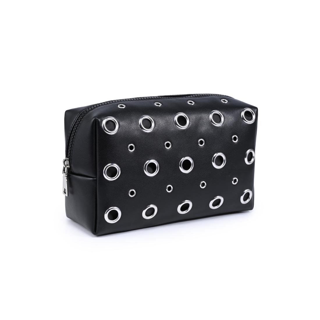 Urban Essentials Grommet Revival Cosmetic & Travel Organizer Pouch 840504210549 View 6 | Black