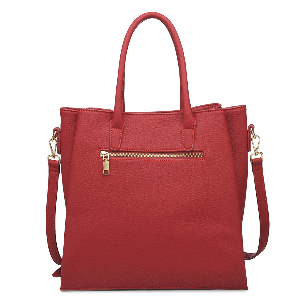 Product Image of Urban Expressions Dante Tote NA-840611150677 View 3 | Red