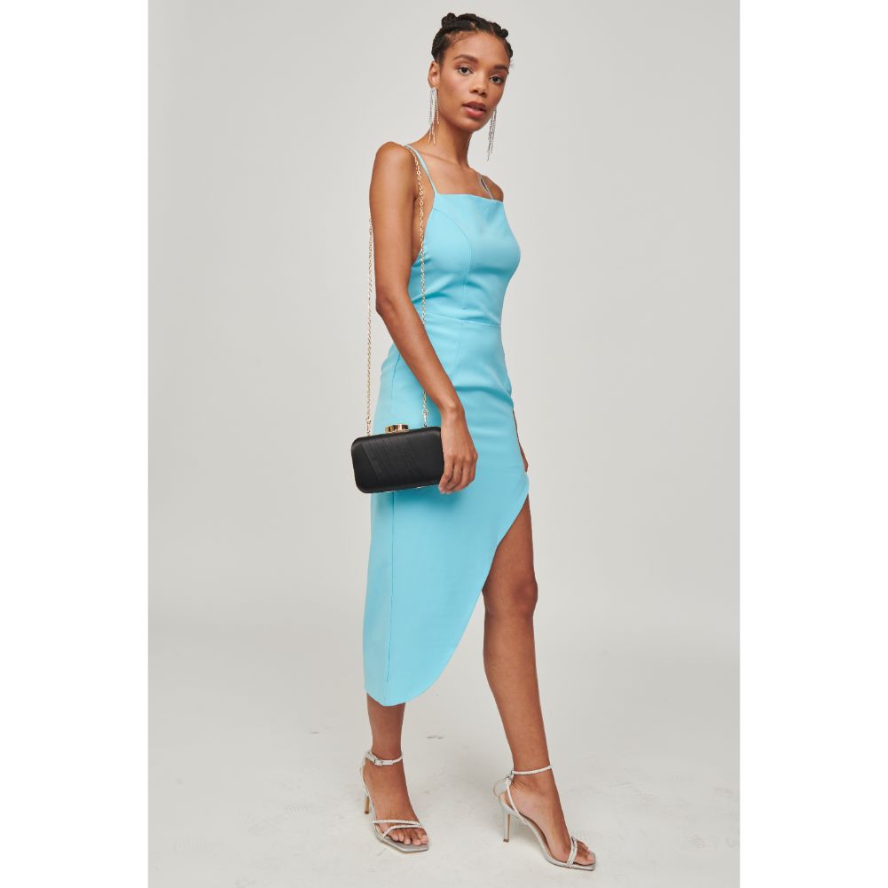 Woman wearing Black Urban Expressions Tori Evening Bag 840611103604 View 2 | Black