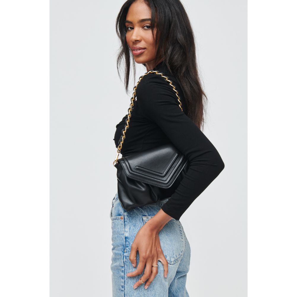 Woman wearing Black Urban Expressions Adrienne Crossbody 840611103024 View 2 | Black