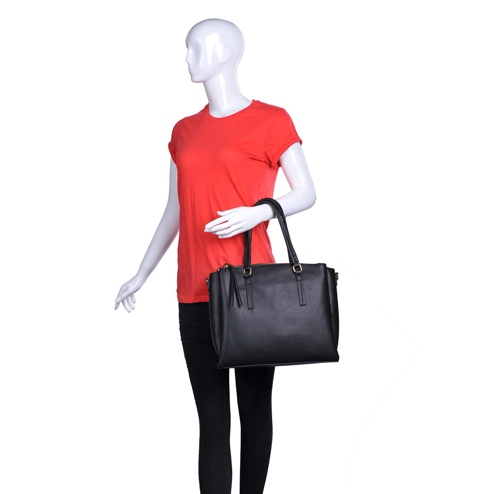 Product Image of Urban Expressions Lori Satchel NA-840611160140 View 5 | Black