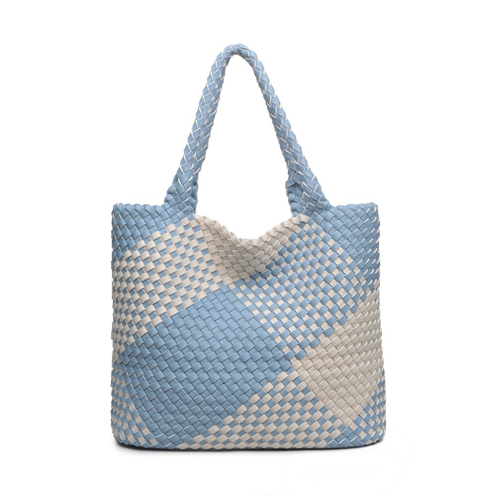 Product Image of Urban Expressions Cebu Tote 840611169617 View 1 | Sky Blue Cream