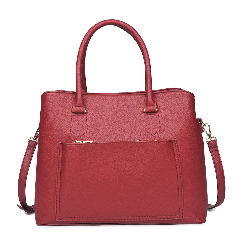 Product Image of Urban Expressions Leighton Satchel NA-840611151094 View 1 | Red