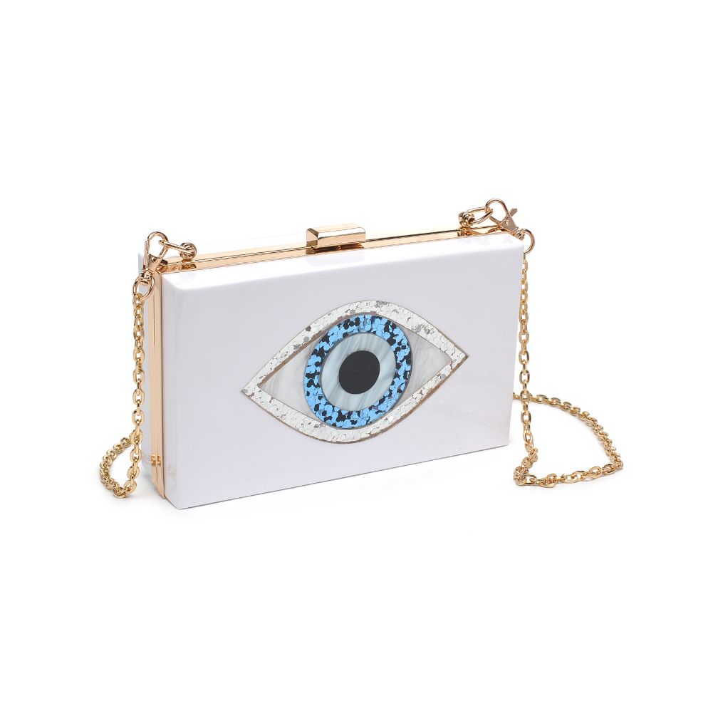 Product Image of Urban Expressions Clarissa Minaudiere 818209015943 View 6 | White