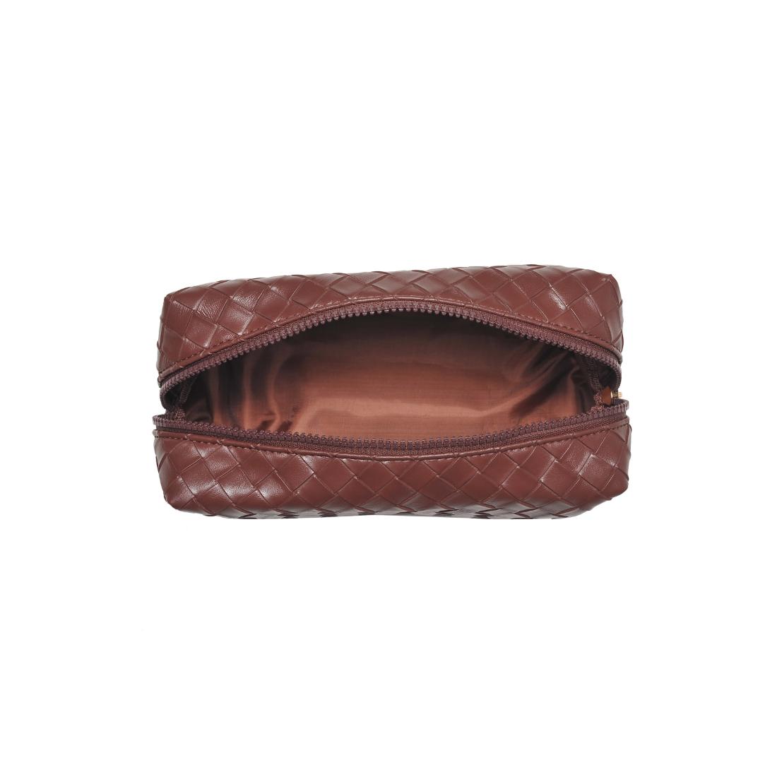 Urban Essentials Weave & Wander Cosmetic & Travel Organizer Pouch 840611197863 View 8 | Chocolate