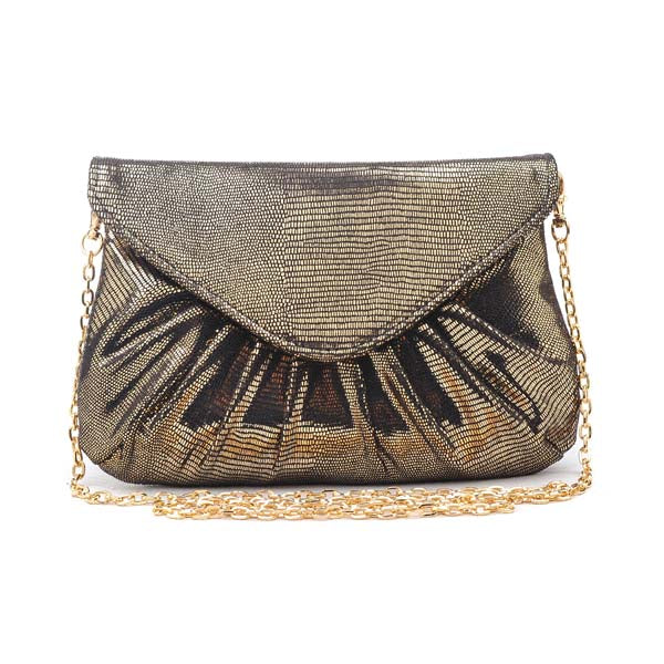 Product Image of Urban Expressions Lana Textured Clutch NA-840611119209 View 1 | Gold