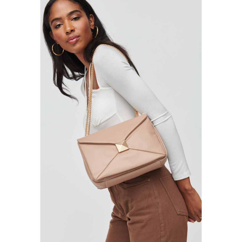 Woman wearing Natural Urban Expressions Ribbon Crossbody 840611102829 View 1 | Natural