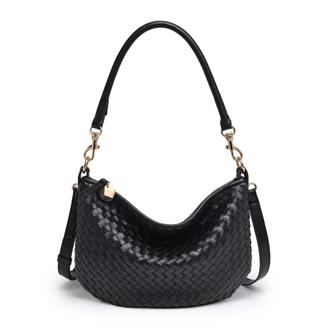 Urban Expressions Jordan - Woven Shoulder Bag 840504216404 View 1 | Black
