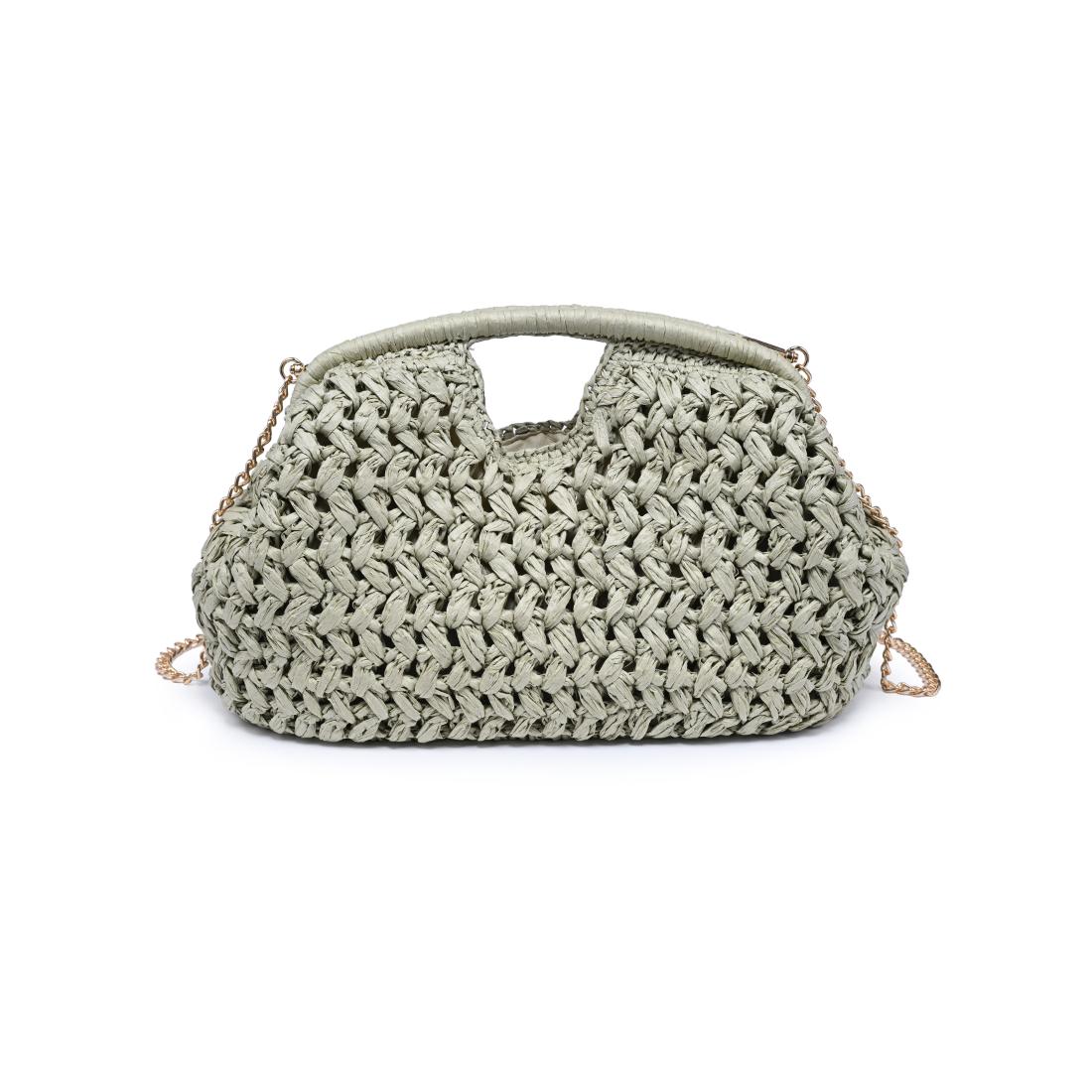 Woman wearing Sage Urban Expressions Abigail Crossbody 840504204135 View 7 | Sage