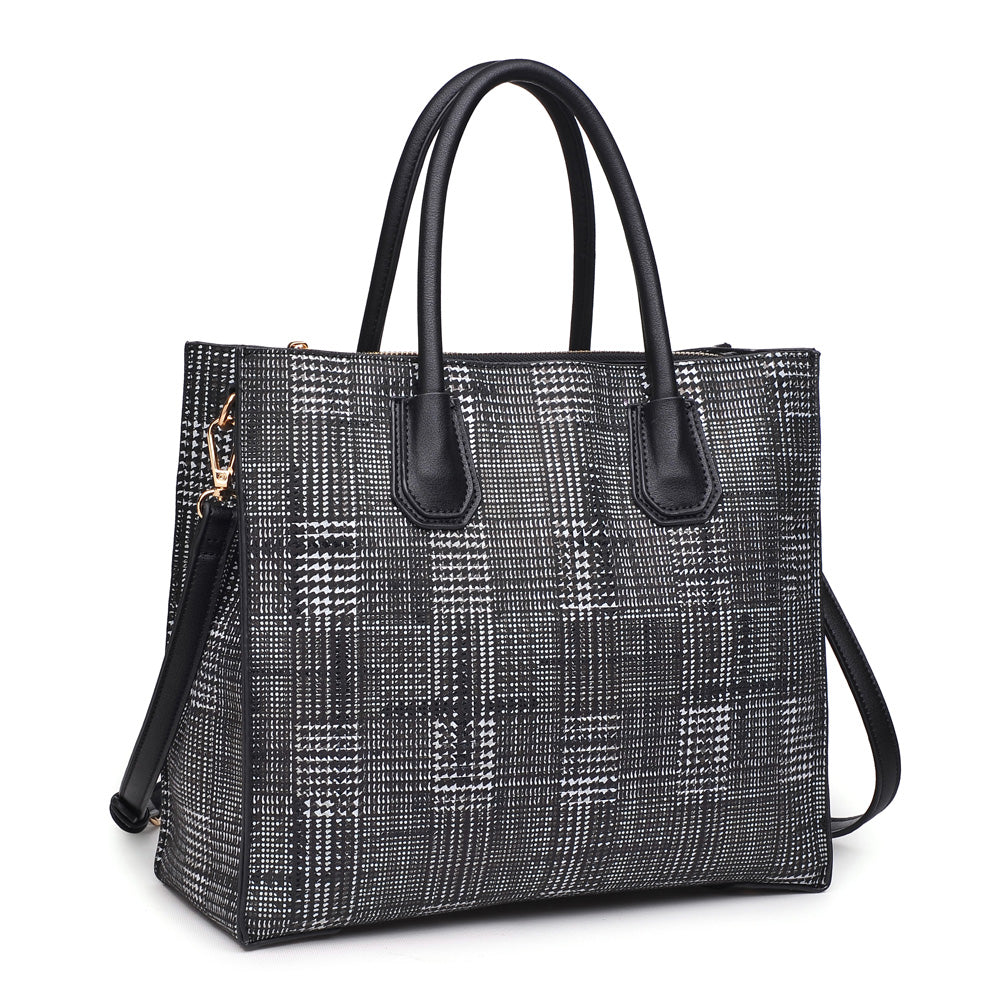 Woman wearing Black Urban Expressions Brynn Satchel NA-840611153135 View 6 | Black