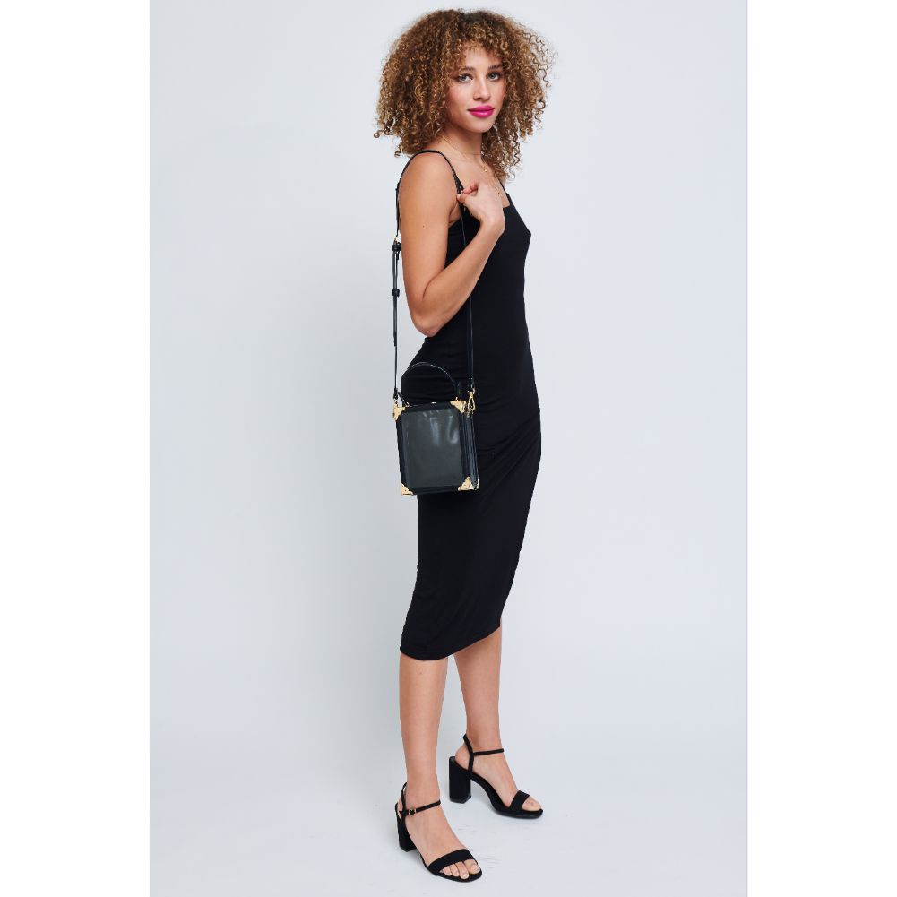 Woman wearing Black Urban Expressions Maree Crossbody 840611158505 View 4 | Black