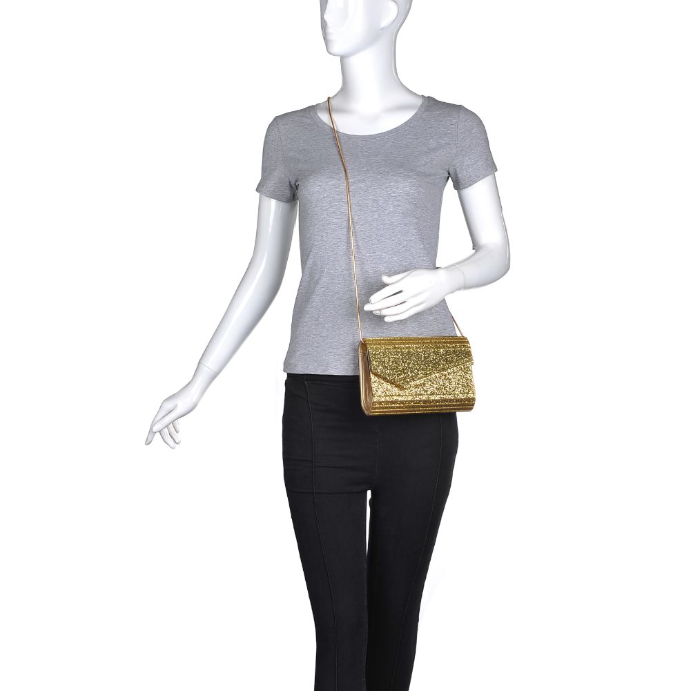 Product Image of Urban Expressions Kesha Evening Bag 840611169785 View 5 | Gold