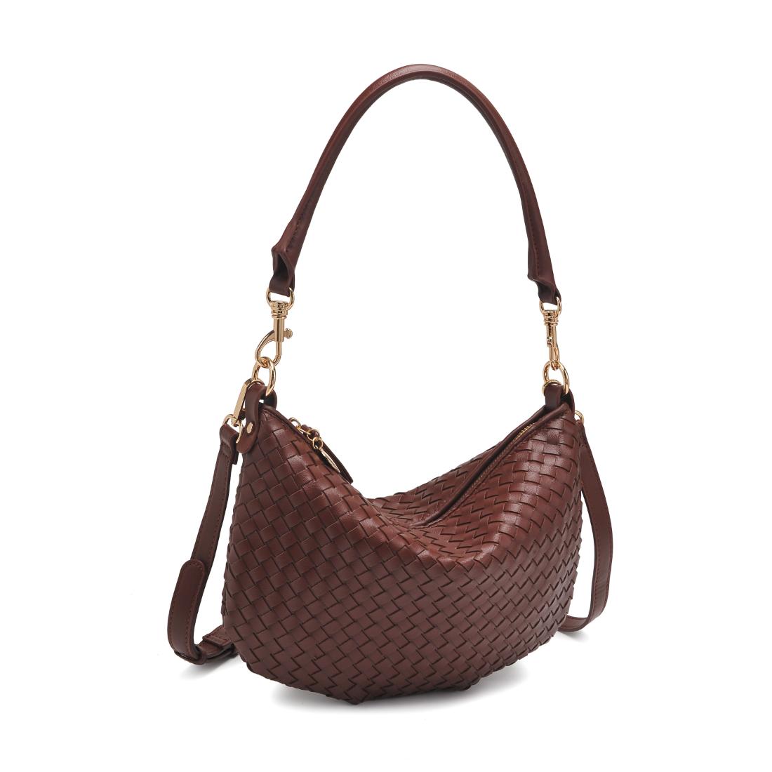 Urban Expressions Jordan - Woven Shoulder Bag 840504216428 View 2 | Chocolate