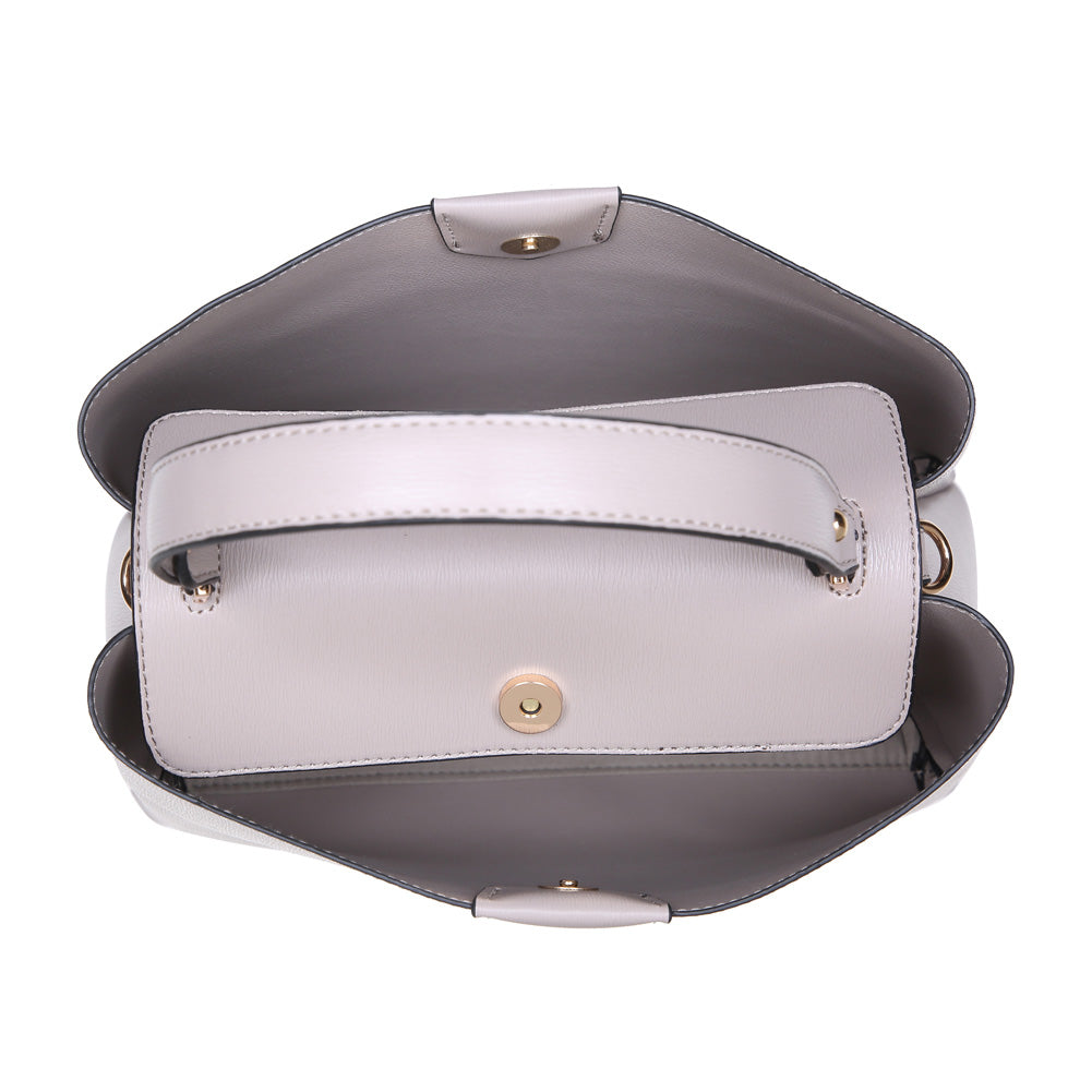 Woman wearing Taupe Urban Expressions Jessamy Tote NA-840611149329 View 9 | Taupe