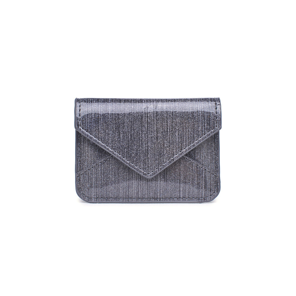 Product Image of Urban Expressions Fifi Glitter Card Holder NA-840611136657 View 1 | Pewter