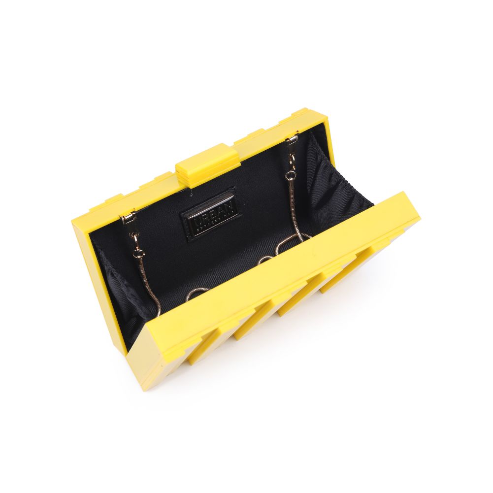 Product Image of Urban Expressions Leo Evening Bag 840611167804 View 4 | Yellow