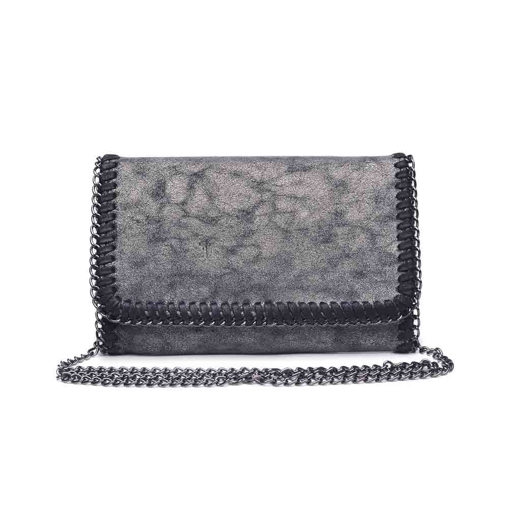 Product Image of Urban Expressions Linnea Clutch NA-840611140302 View 1 | Gunmetal